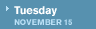 Tuesday