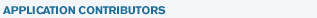 application contributors